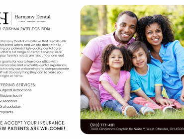 Harmony Dental, postcard