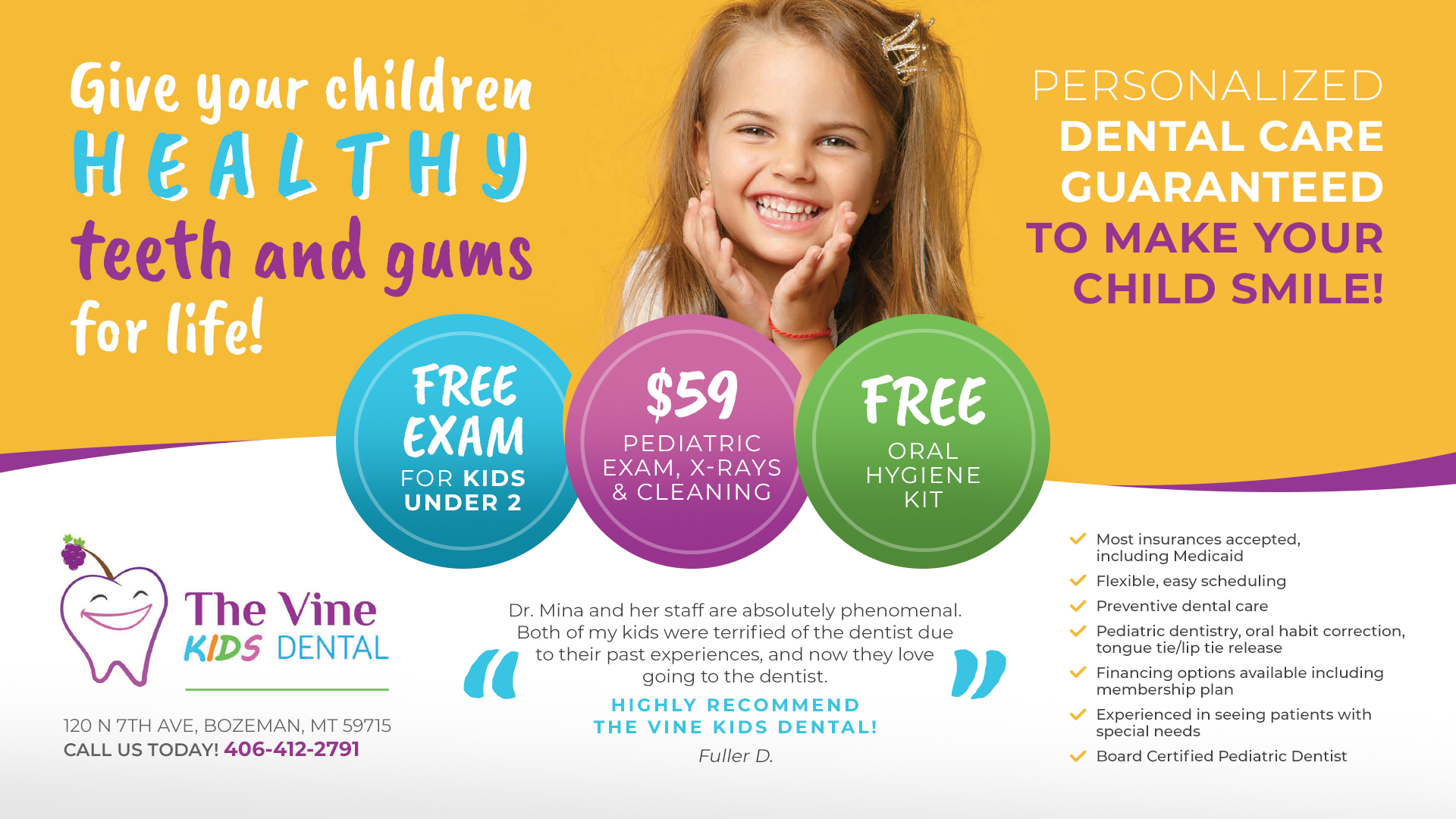 The Vine Kids Dental, special