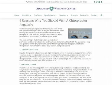 5 Reasons to Visit a Chiropractor Regularly