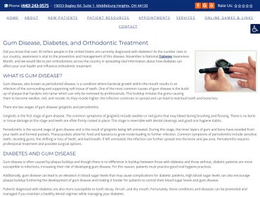 Gum Disease, Diabetes and Orthodontic Treatment