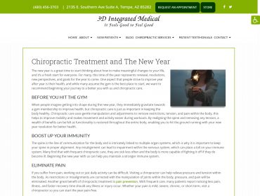 Chiropractic Treatment and the New Year