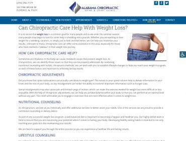 Can Chiropractic Care Help with Weight Loss