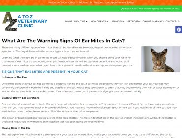 Ear Mites: Warning Signs