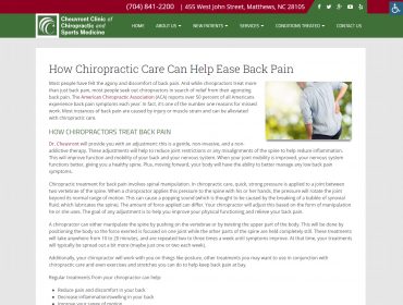 How Chiropractic Helps Ease Back Pain