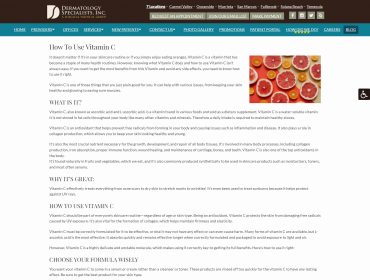 How to Use Vitamin C