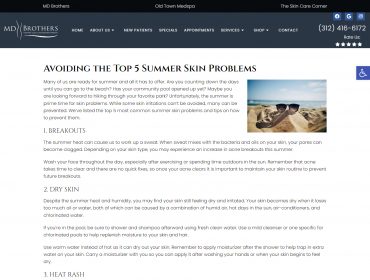 Avoiding the Top 5 Summer Skin Problems